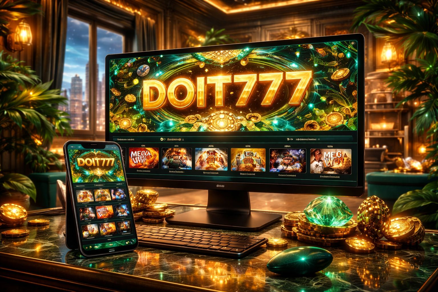 Pantalla principal de juego de DOIT777 Casino para jugadores en México